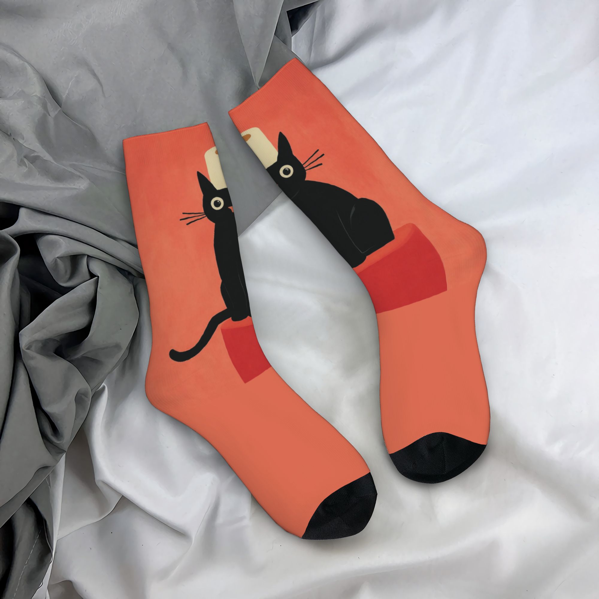 Dress Sock Men - Chaussettes personnalisées avec motif de chat