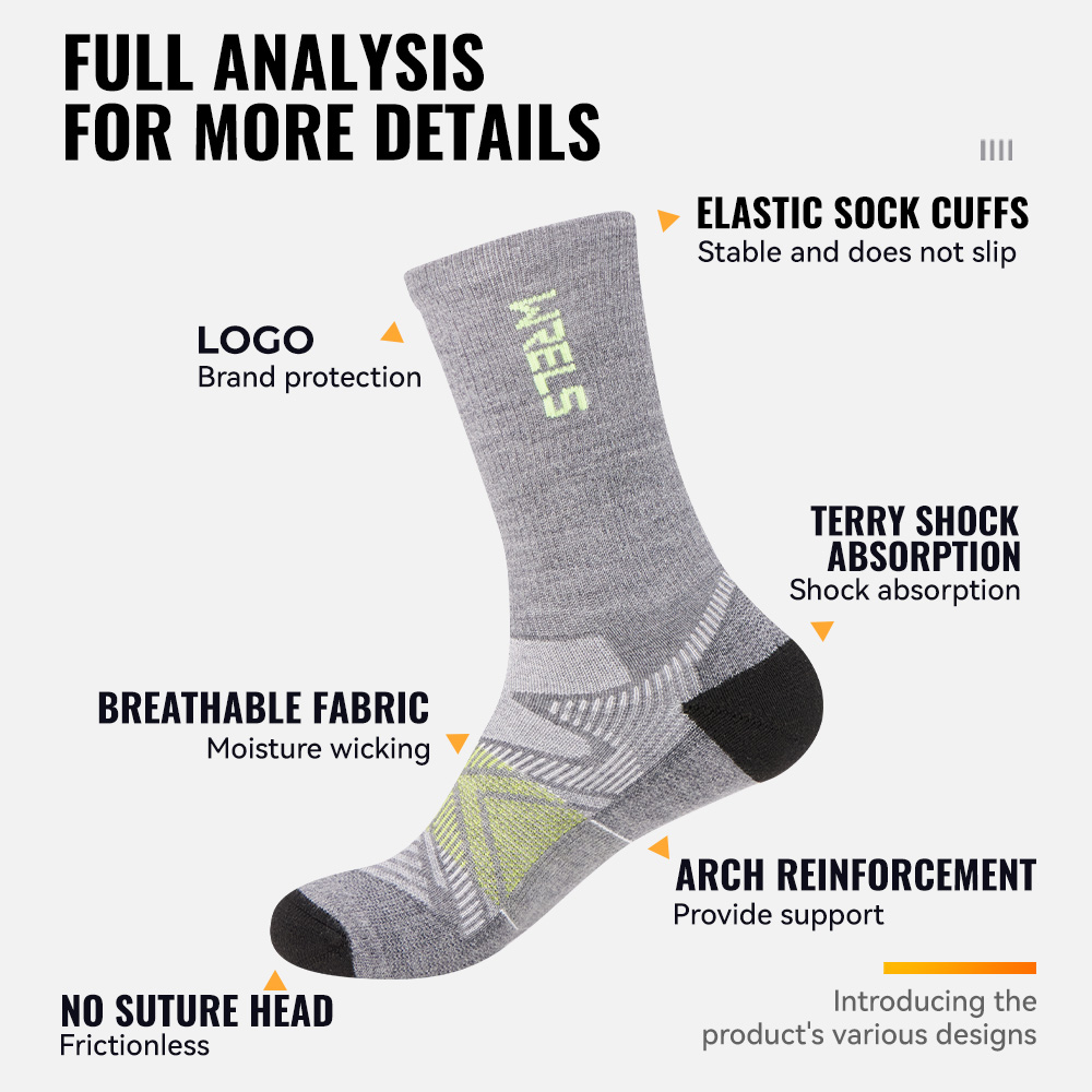 WRELS 1/2/3 paires de chausset - Wool Hiking Sock avis et prix