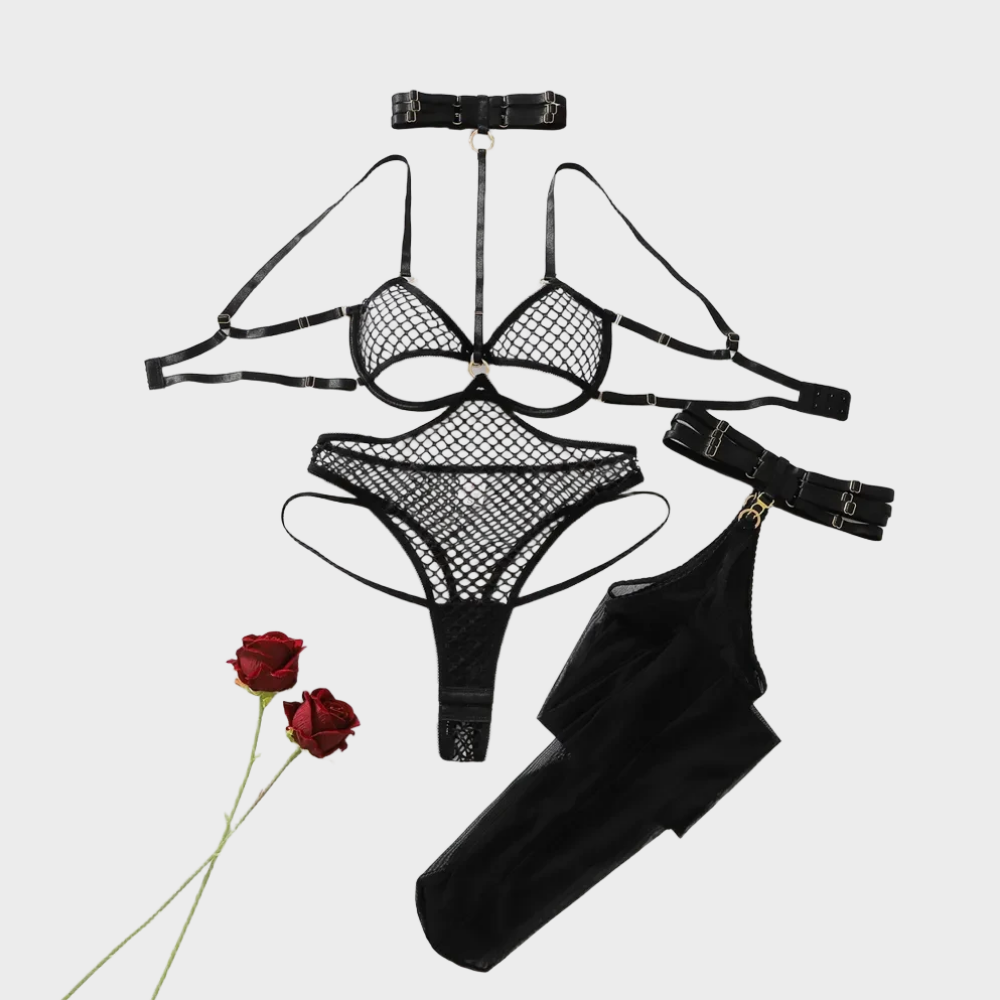 Ensemble de lingerie en résill - Fishnet Stocking Women avis et prix